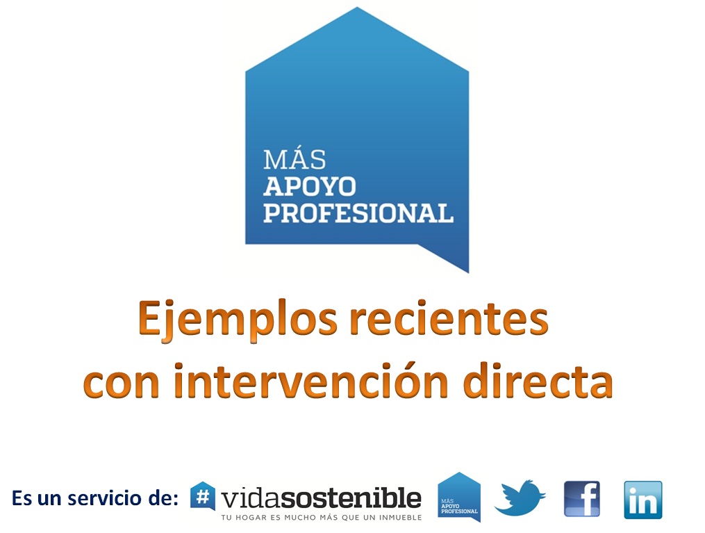 Ejemplos apoyo profesional con #vidasostenible