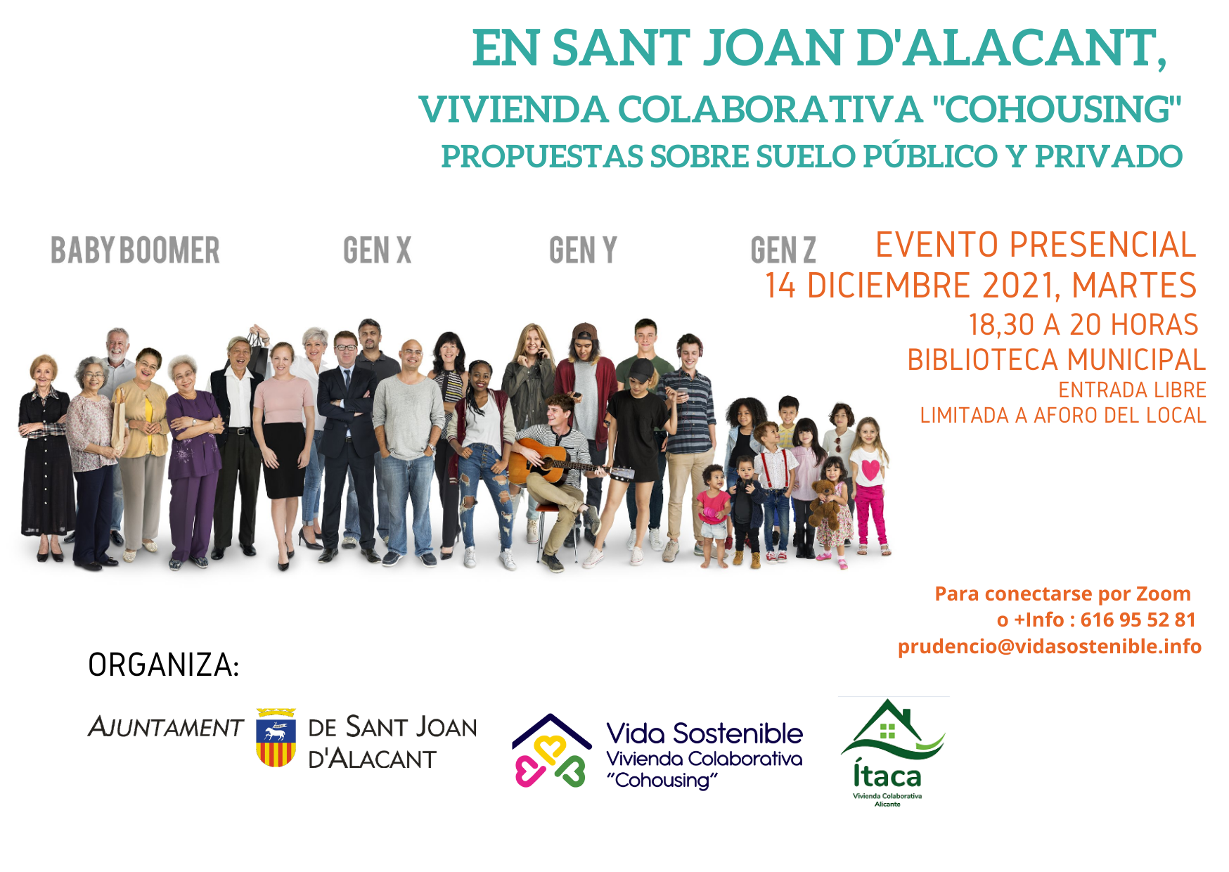 Encuentro en Sant Joan D’Alacant, Vivienda Colaborativa “Cohousing” en suelo público y privado