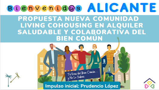 Alicante Alquiler. Living Cohousing Intergeneracional. Presentación